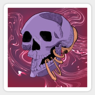 S(kull) - a skull Sticker